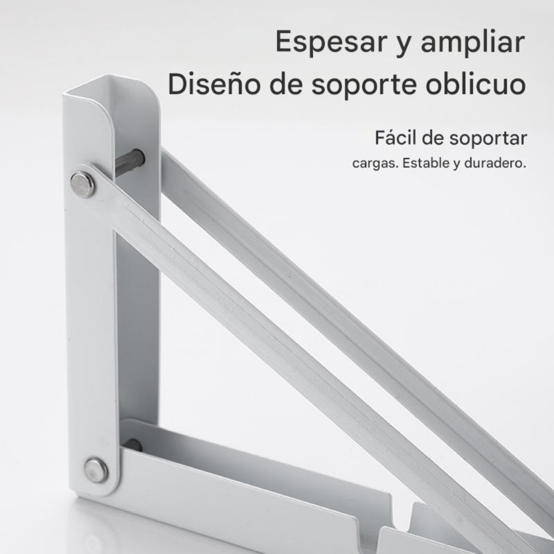 Pack 4 Soportes Plegables Abatibles de Acero