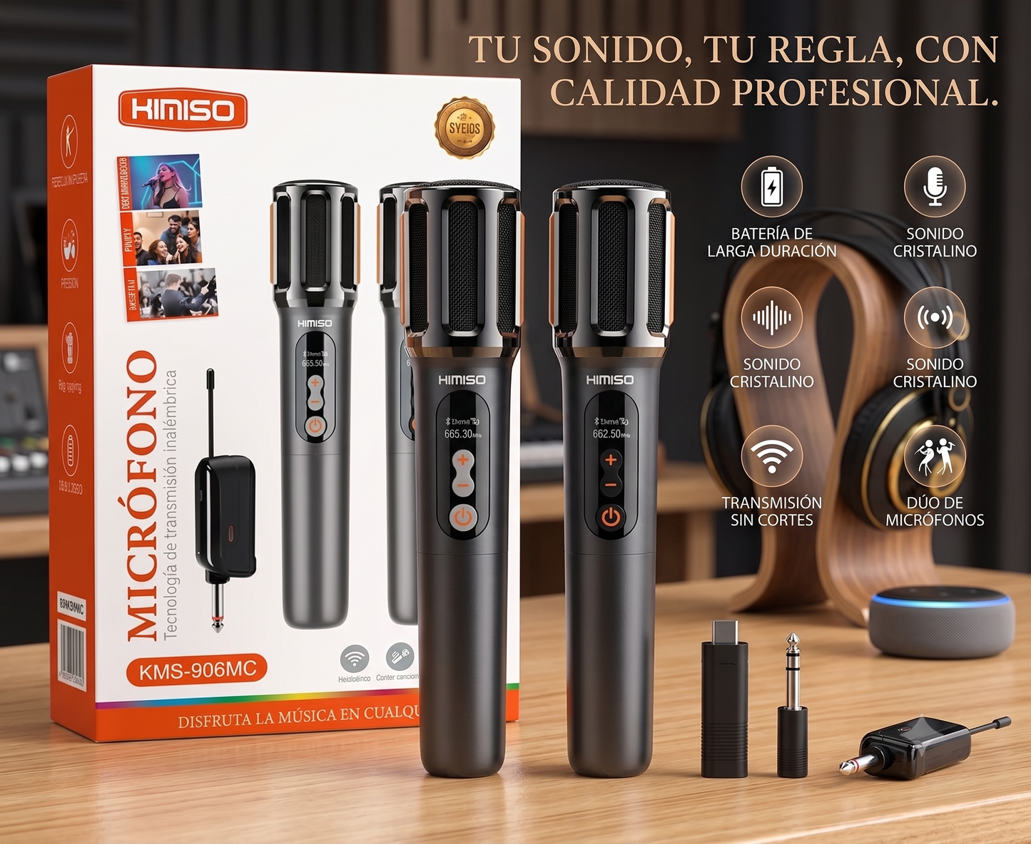 Duo microfono profesional