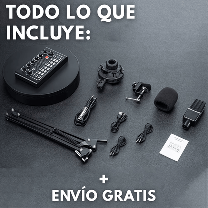 KIT COMPLETO F009 + Mic. Condensador