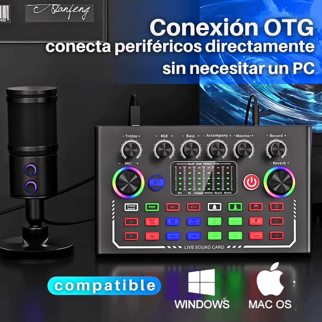 KIT COMPLETO F009 + Mic. Condensador