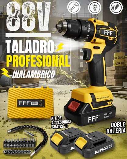 Taladro Mandril Metálico + Accesorios