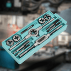 Kit Machos y Tarrajas 12 Piezas – Juego de Roscas Profesional