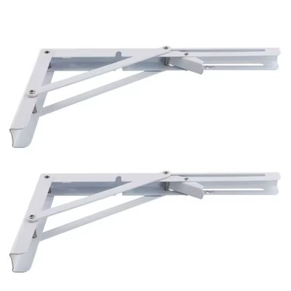 Pack 4 Soportes Plegables Abatibles de Acero