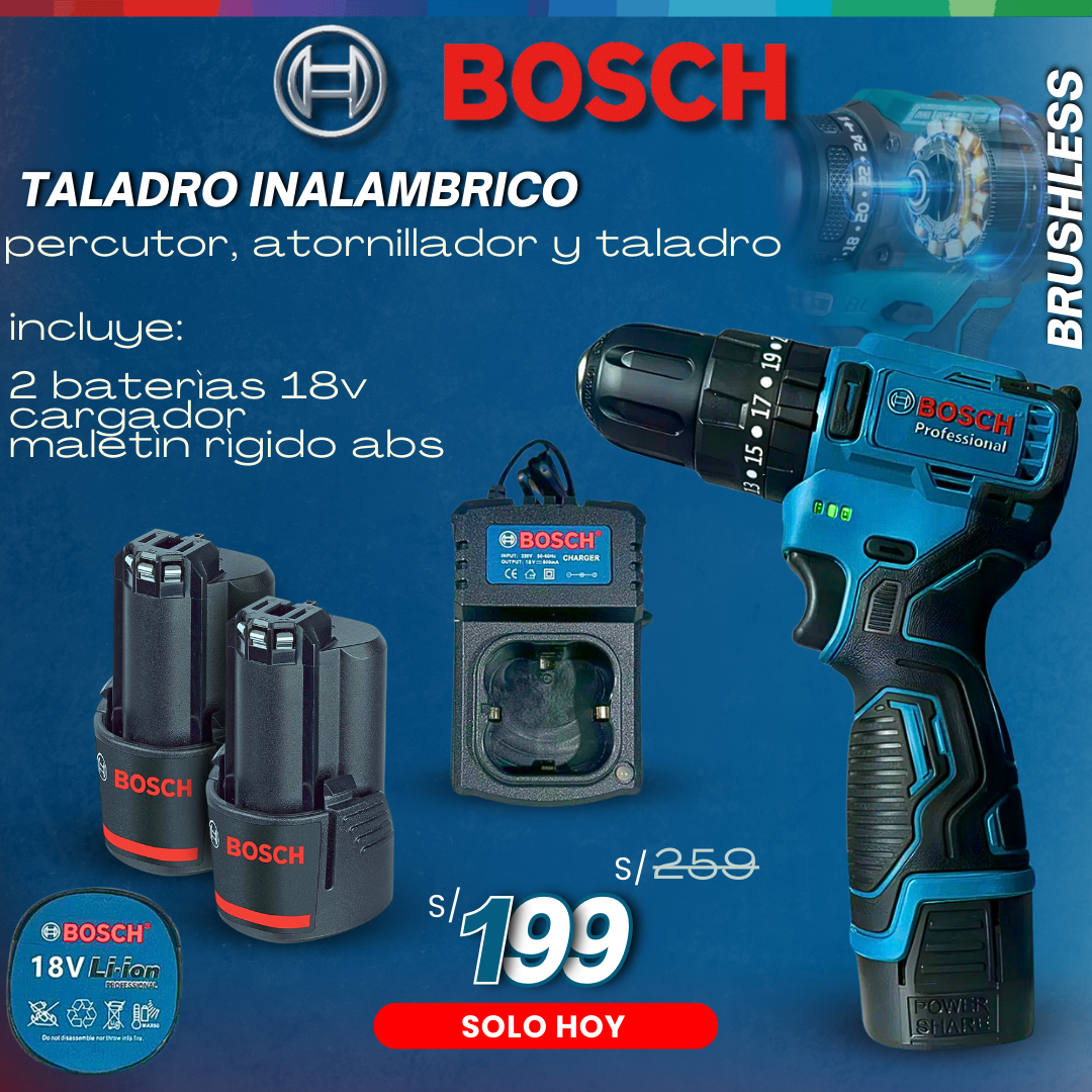 TALADRO PROFESIONAL 3 EN 1