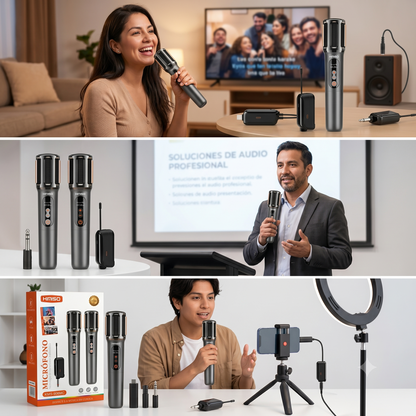 Duo microfono profesional