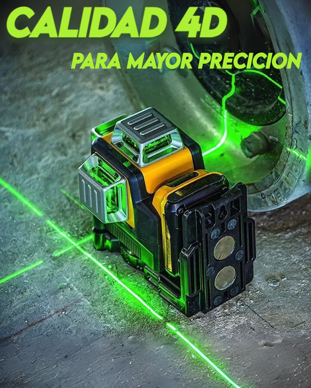 Nivel Láser 4D 16 Líneas Profesional 360