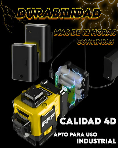 Nivel Láser 4D 16 Líneas Profesional 360
