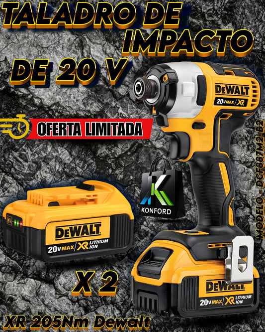 Taladro de Impacto DeWalt 20V XR