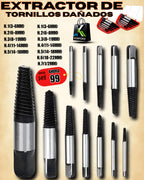 Extractor De Tornillos Dañados Profesional