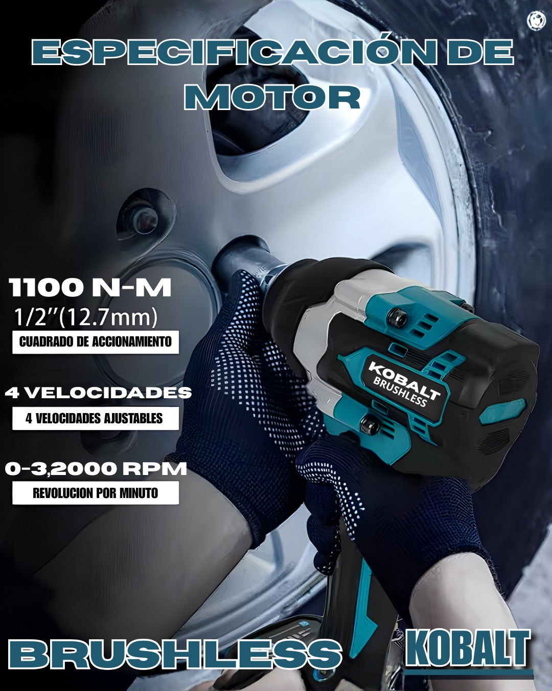 Llave De Impacto Profesional 1100 NM