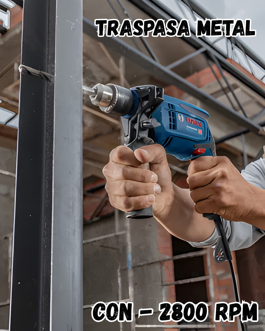 TALADRO ELECTRICO PROFESIONAL BOSH 1200W