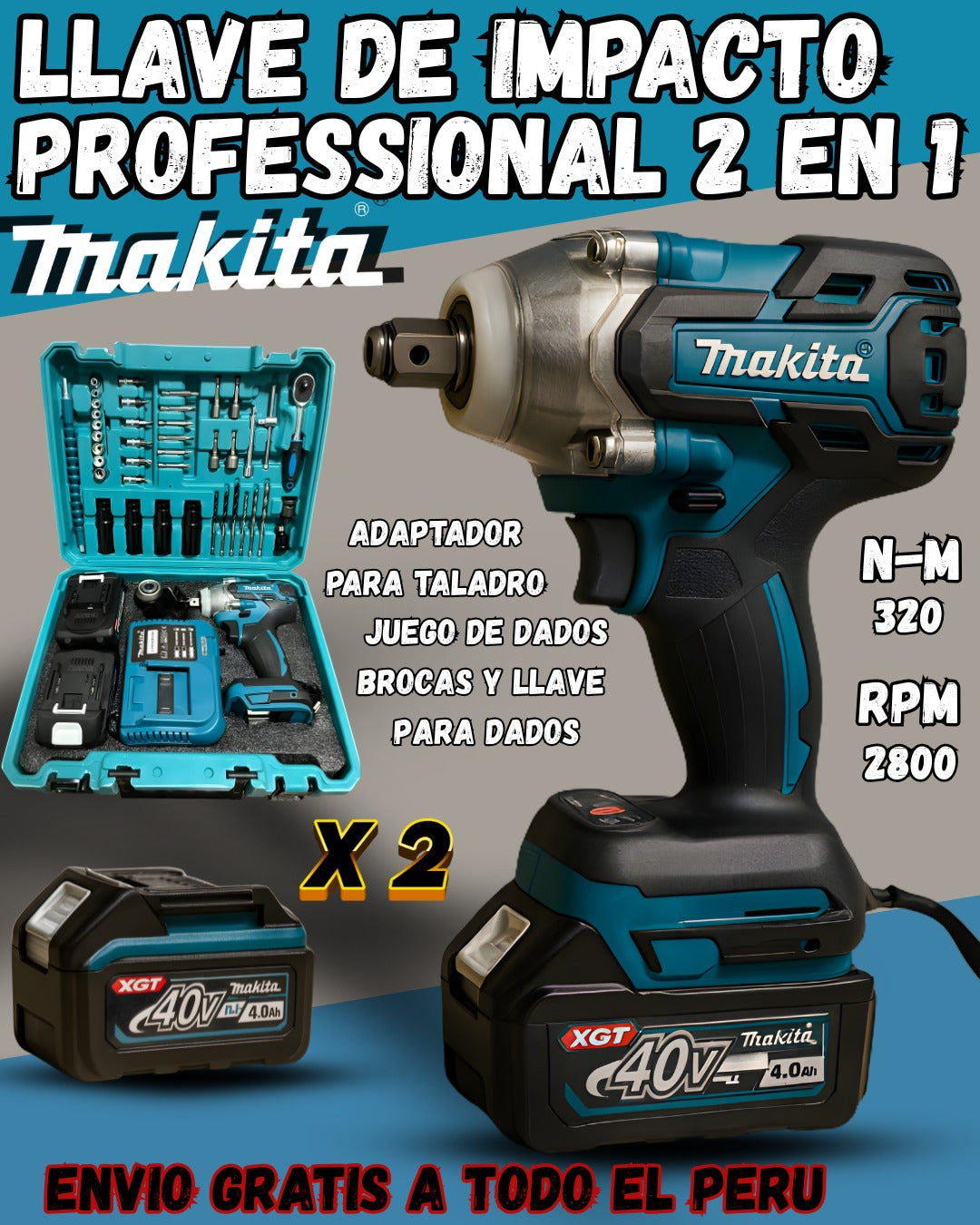 LLAVE DE IMPACTO PROFESIONAL 2 EN 1