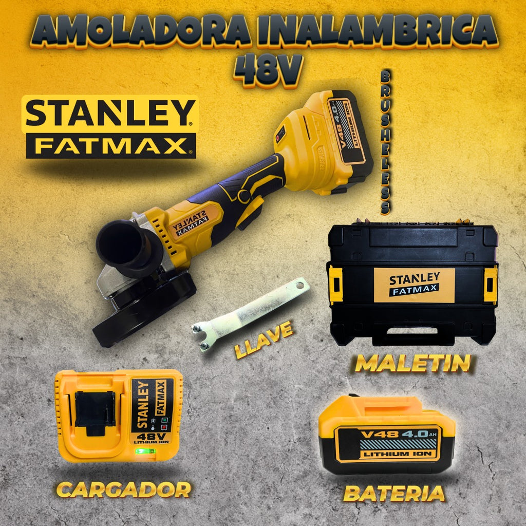 DUO AMOLADORA MAS LLAVE DE IMPACTO 48V