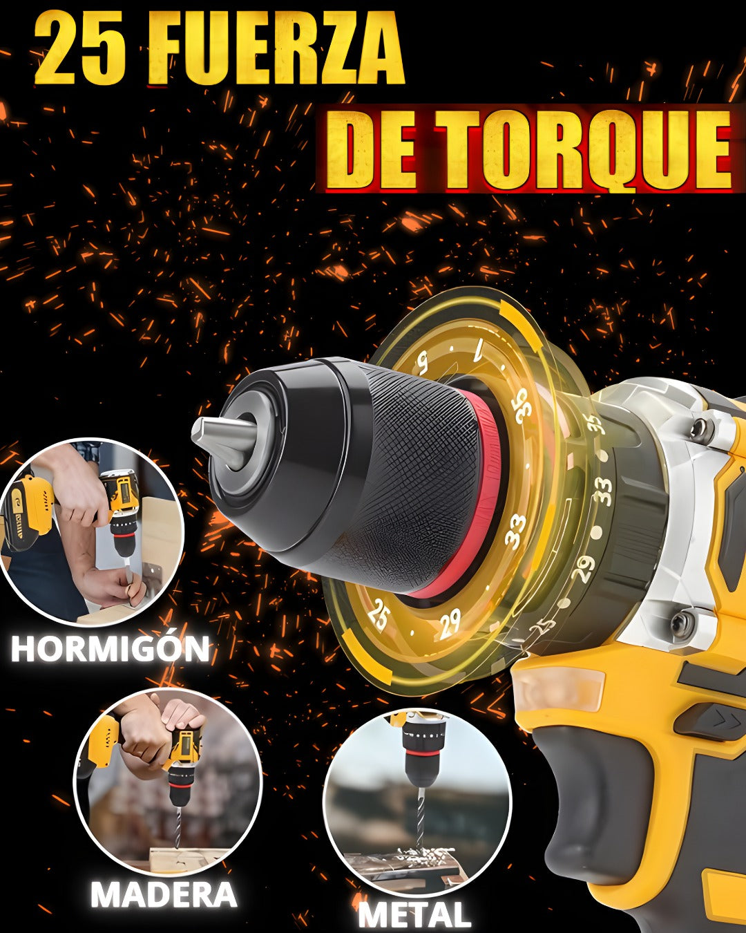 Taladro Mandril Metálico DeWalt 24V