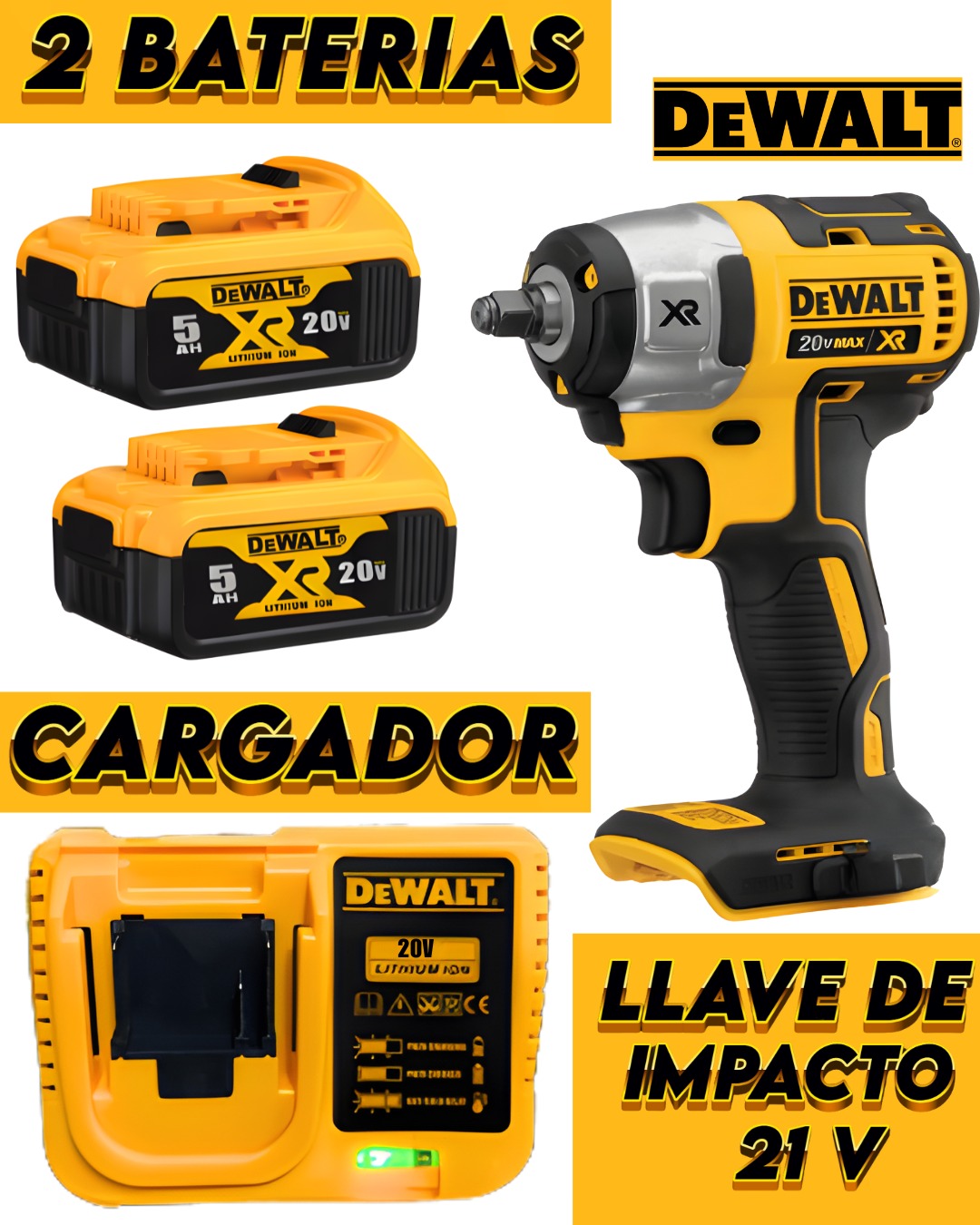 Super Llave De Impacto De 20V