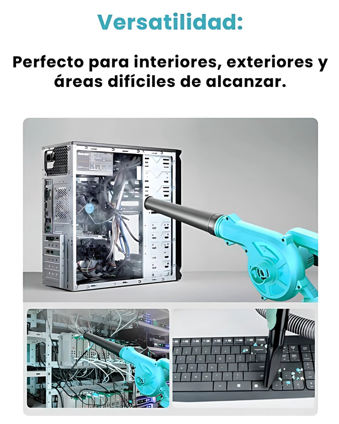 SOPLADORA Y ASPIRADORA ELÉCTRICA 2 EN 1 – 800W
