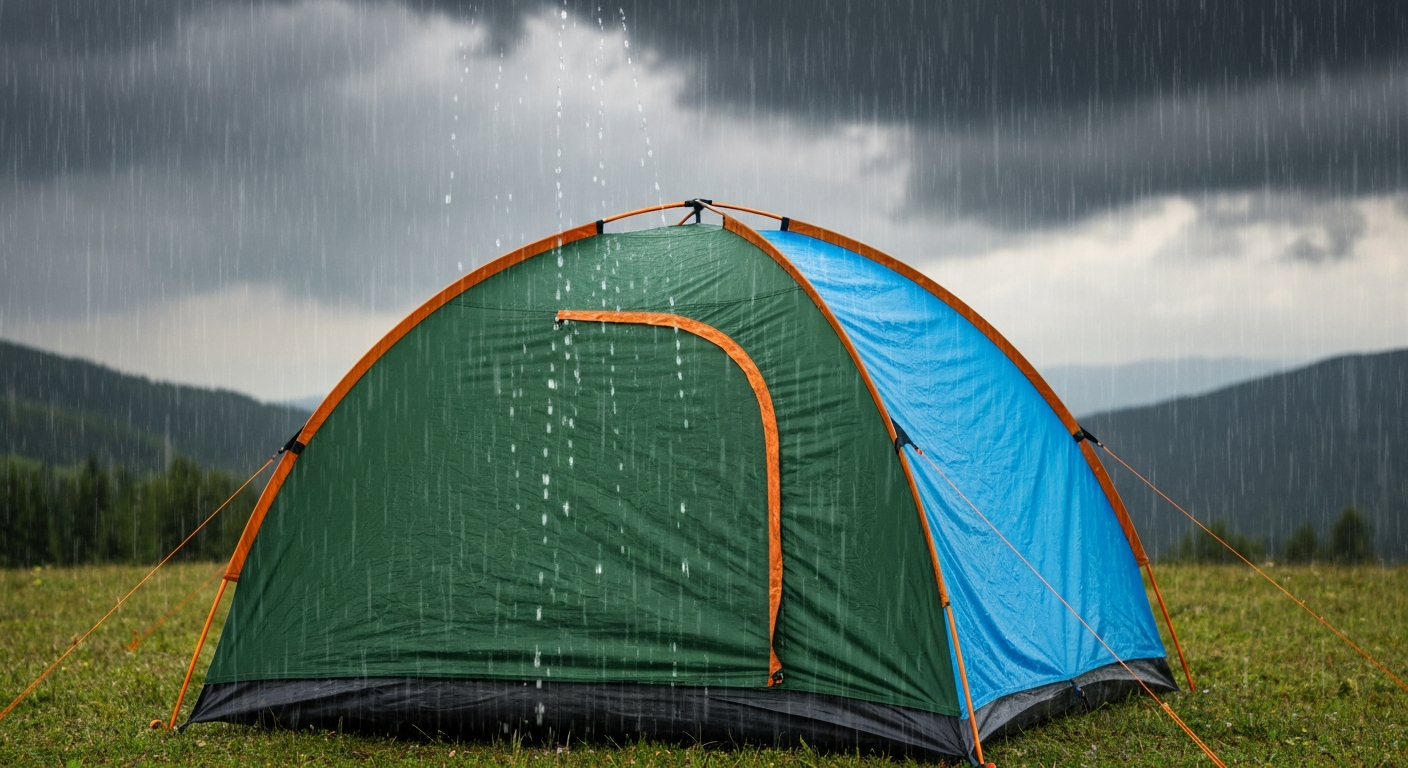 rain closeup