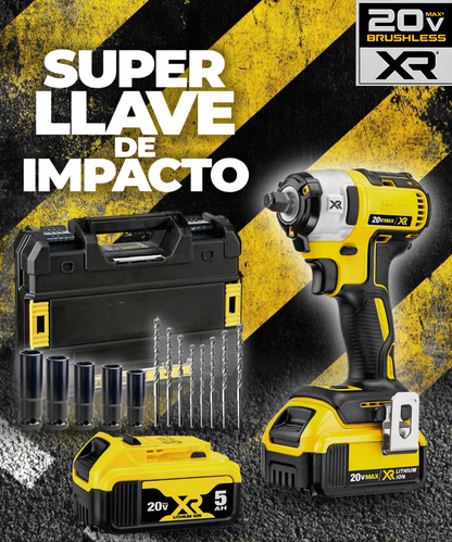 Potente Llave de impacto 20v - doble batería