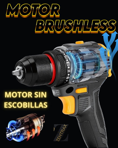 Taladro Mandril Metálico + Accesorios