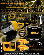 Amoladora DeWalt 36V Inalámbrica – 4 Velocidades PRO