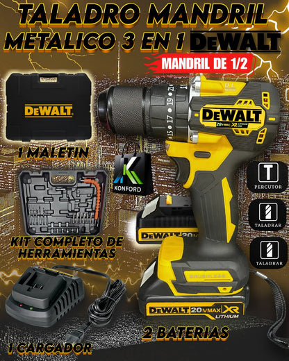 TALADRO MANDRIL METALICO DeWaLT